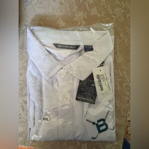 Cutter & Buck Men's White Polo with Embroidered Logo